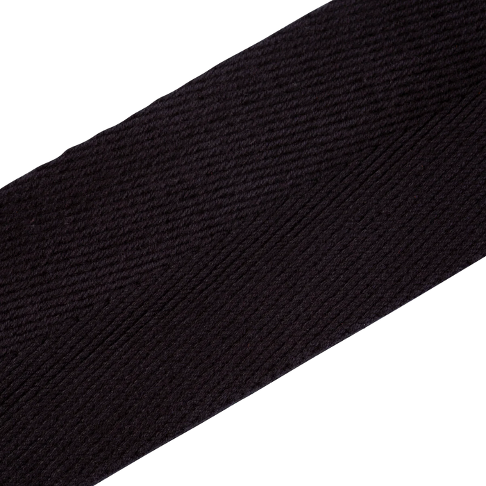 Levy's Signature Cotton Series 3" Wide Bass Guitar Strap, Black