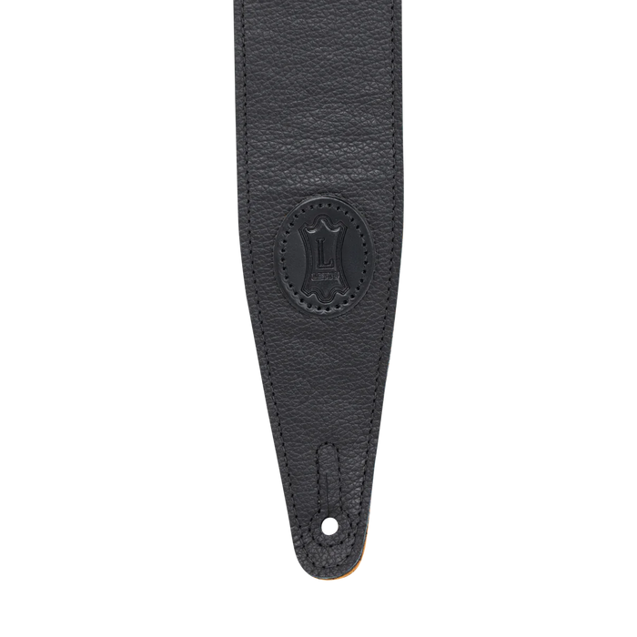 Levy's Stratus Series 25" Garment Leather Strap with Suede Backing, Black & Honey