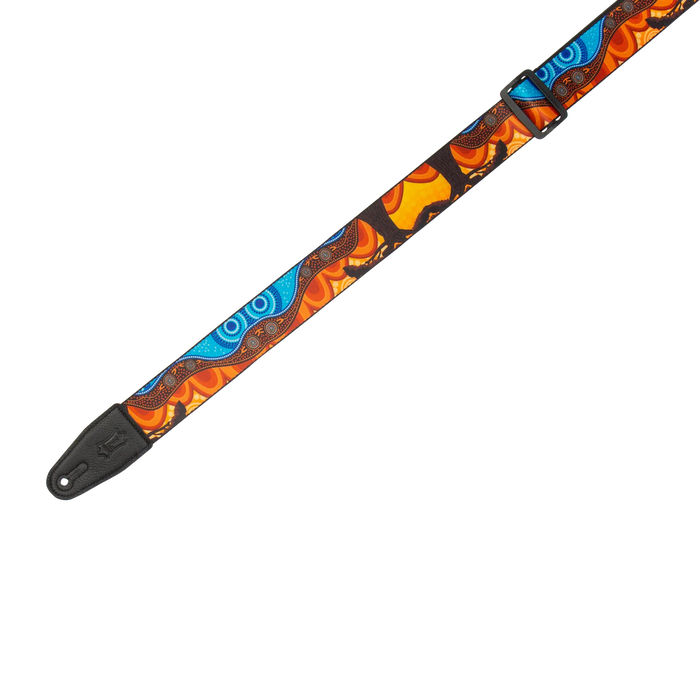 Levy's Down Under Series 2" Poly Guitar Strap, Landscape