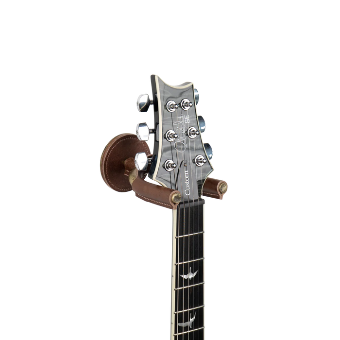 Levy's Forged Hangers, Brass with Brown Leather