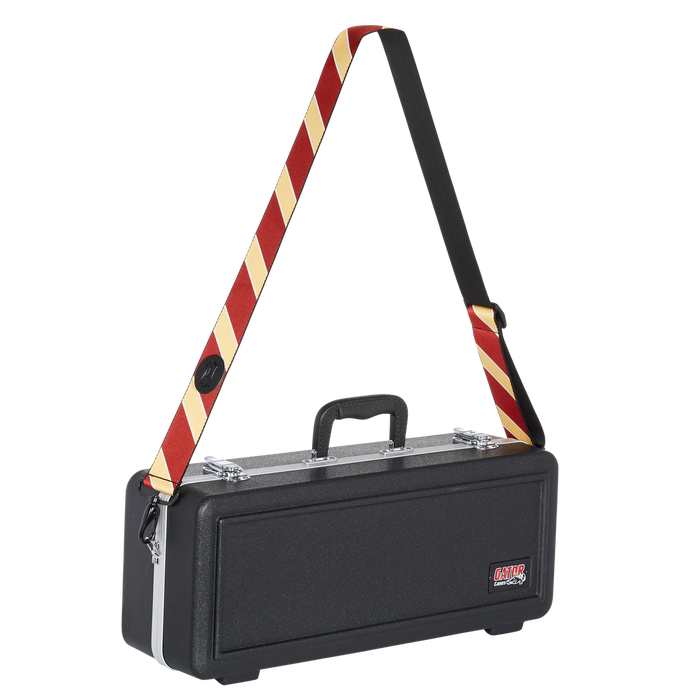 Levy's Case Straps 2 inch Wide Polyester Case Strap, Maroon & Yellow Stripes