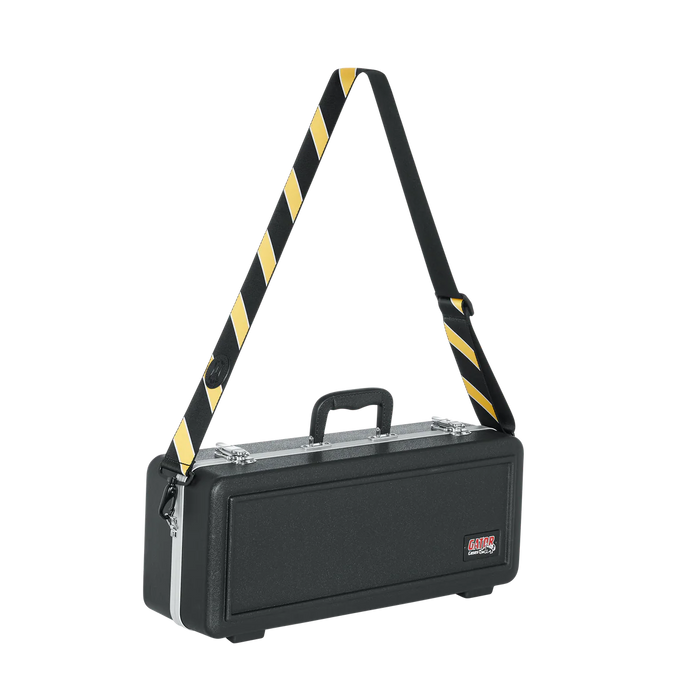 Levy's Case Straps 2 inch Wide Polyester Case Strap, Black & Yellow Stripes