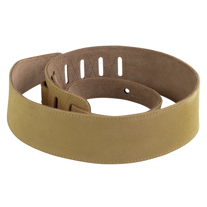 Levy's Simply Suede Series 2 1/2" Wide Guitar Strap, Tan