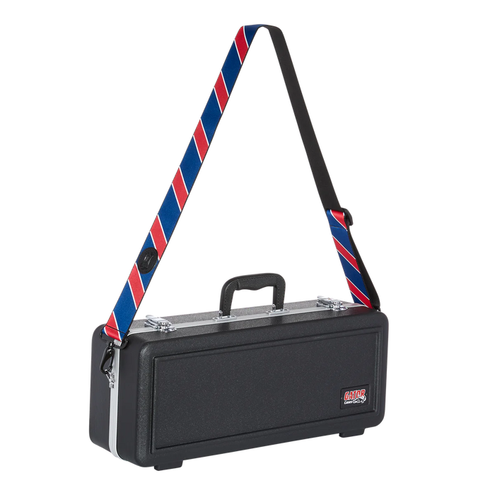 Levy's Case Straps 2 inch Wide Polyester Case Strap, Red & Navy Stripes