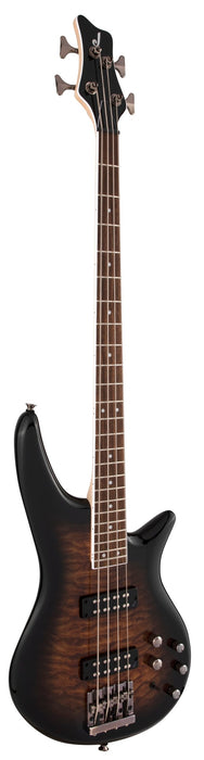 Jackson JS Series Spectra Bass JS3Q, Laurel Fingerboard, Dark Sunburst