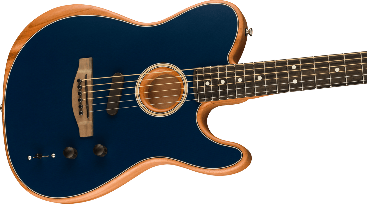 Fender American Acoustasonic® Telecaster®, Ebony Fingerboard, Steel Blue