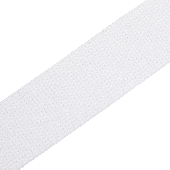 Levy's Signature Cotton Series 2" Wide Cotton Guitar Strap, White