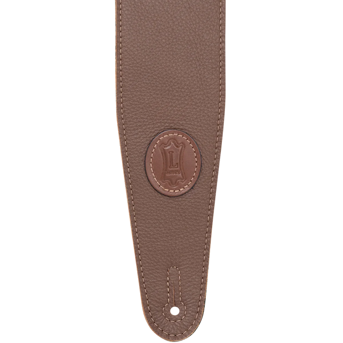 Levy's Stratus Series 3" Garment Leather Strap with Suede Backing, Brown & Green