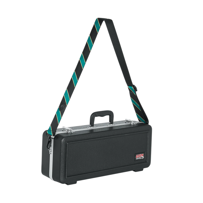 Levy's Case Straps 2 inch Wide Polyester Case Strap, Black & Green Stripes