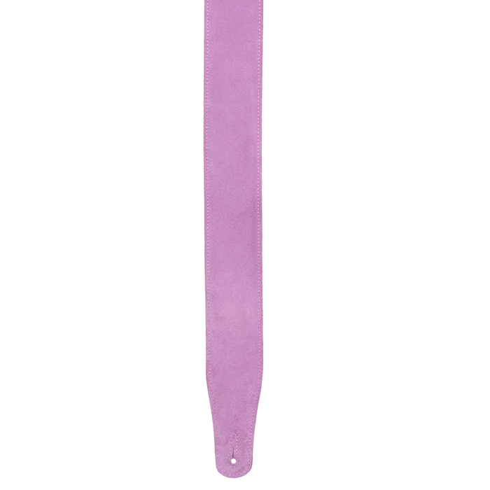 Levy's Pastel Leather Series Pastel Leather Guitar Strap, Spring Orchid
