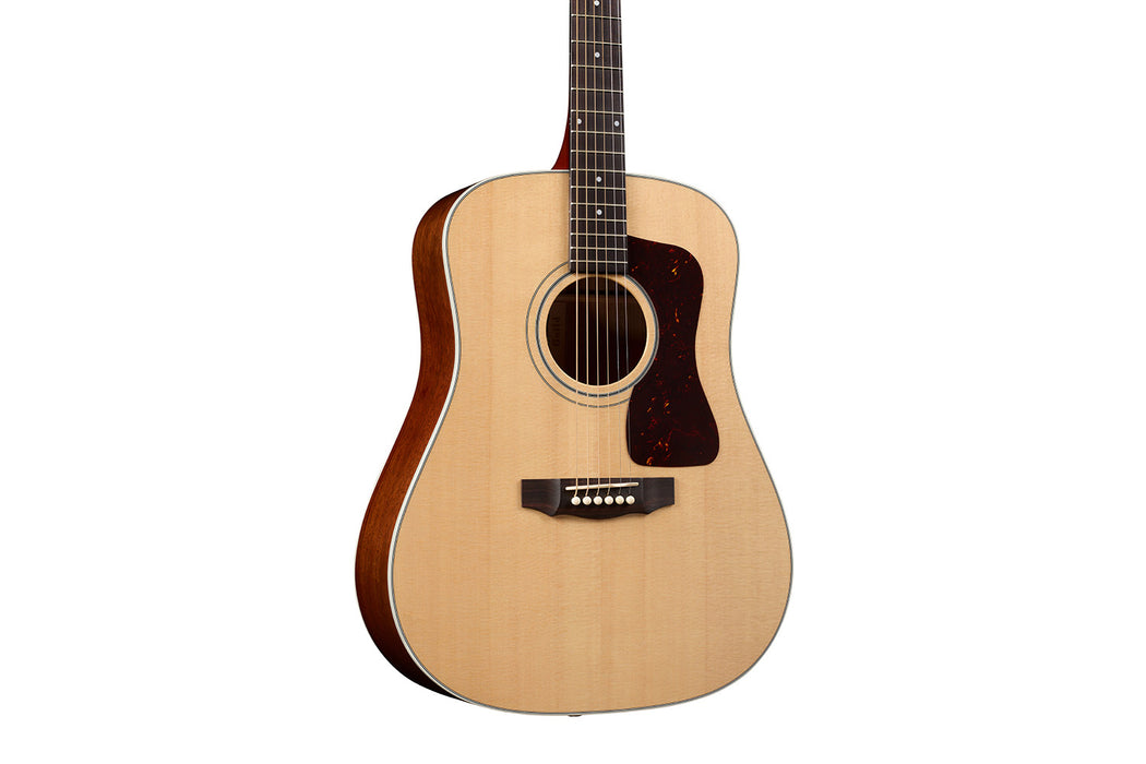 Guild D40E STD NAT WC - Dreadnought Acoustic-Electric Guitar with L.R. Baggs Element VTC Electronics w/Case, Natural