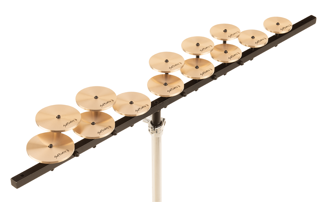 Sabian Crotale Set (13) High 1 Octave with Bar & Base