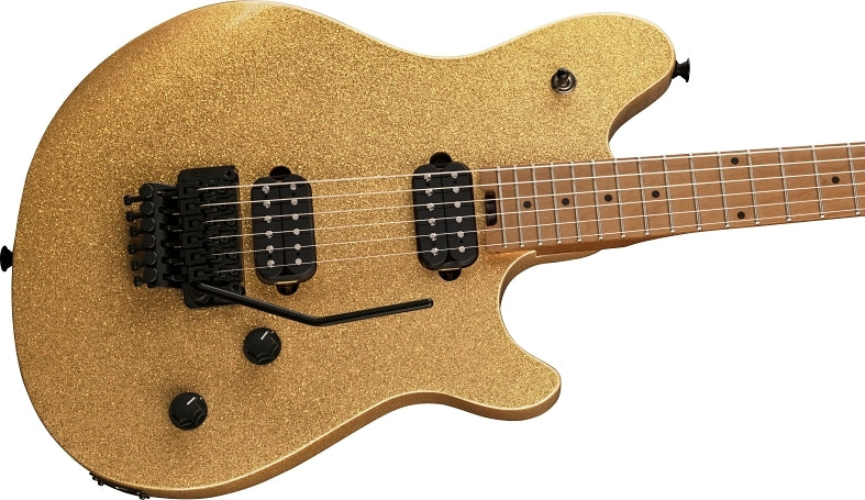 EVH Wolfgang® WG Standard, Baked Maple Fingerboard, Gold Sparkle