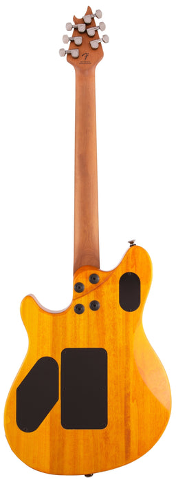 EVH Wolfgang WG Standard QM, Baked Maple Fingerboard, Transparent Amber