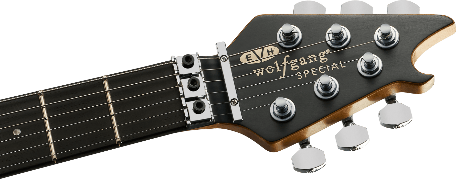 EVH Série spéciale rayée Wolfgang en édition limitée, touche en ébène, ivoire vieilli