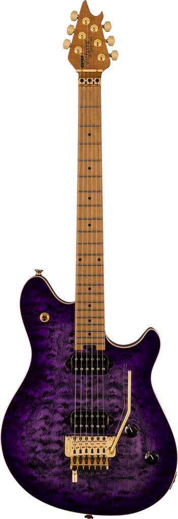 EVH Wolfgang Special QM, Baked Maple Fingerboard, Purple Burst for