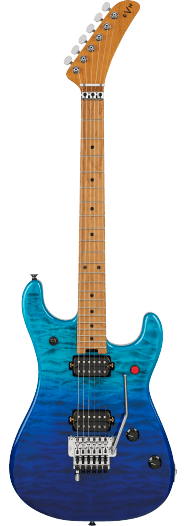 EVH 5150  Series Deluxe QM, Baked Maple, Pacific Drift