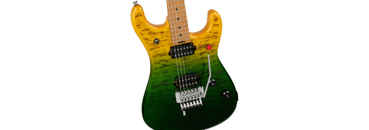 EVH 5150  Series Deluxe QM, Baked Maple, Limeade Zest