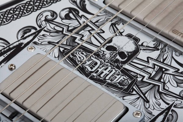 Wylde Audio Ironworks Viking FR Electric Guitar, Gloss Black