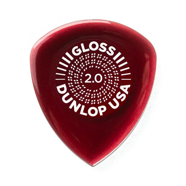 Dunlop Flow Gloss Guitar Picks, 2.0mm (3-Pack)