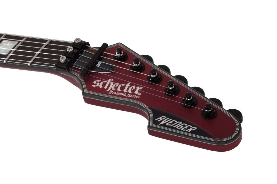 Schecter Avenger Fr-Sustainiac Satin Candy Apple Red