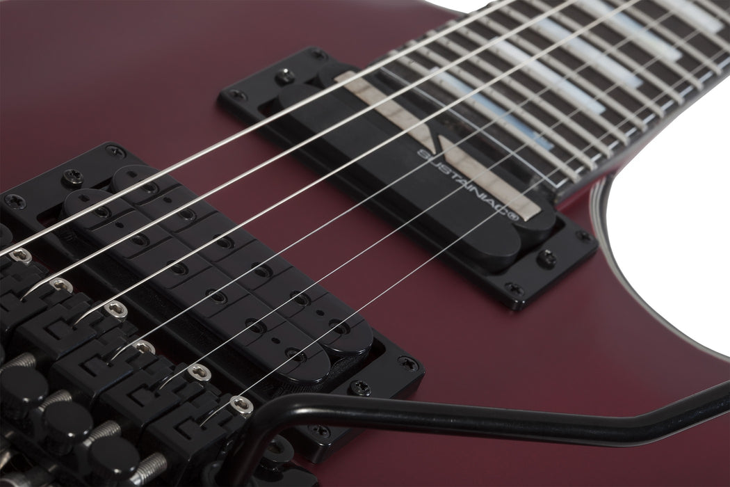 Schecter Avenger Fr-Sustainiac Satin Candy Apple Red