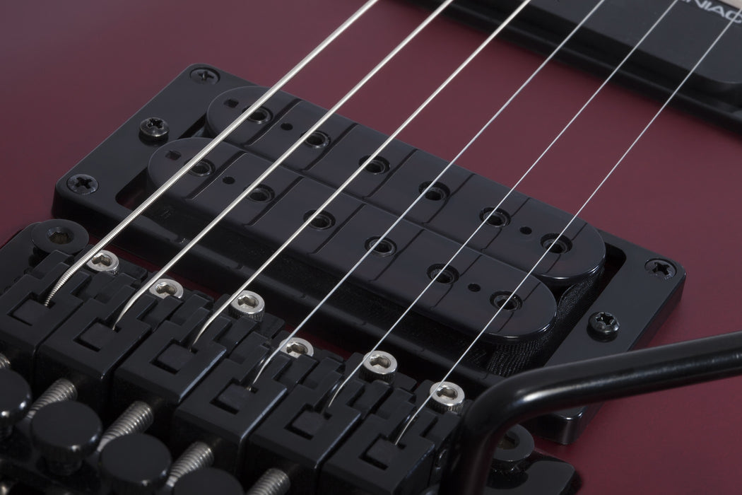 Schecter Avenger Fr-Sustainiac Satin Candy Apple Red