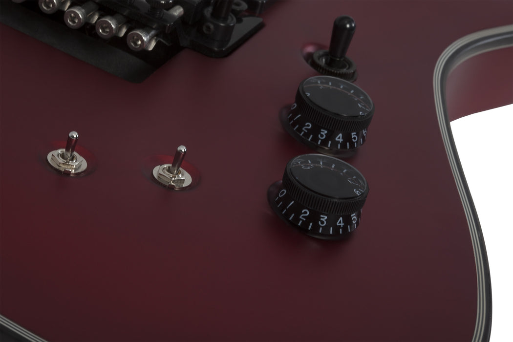 Schecter Avenger Fr-Sustainiac Satin Candy Apple Red