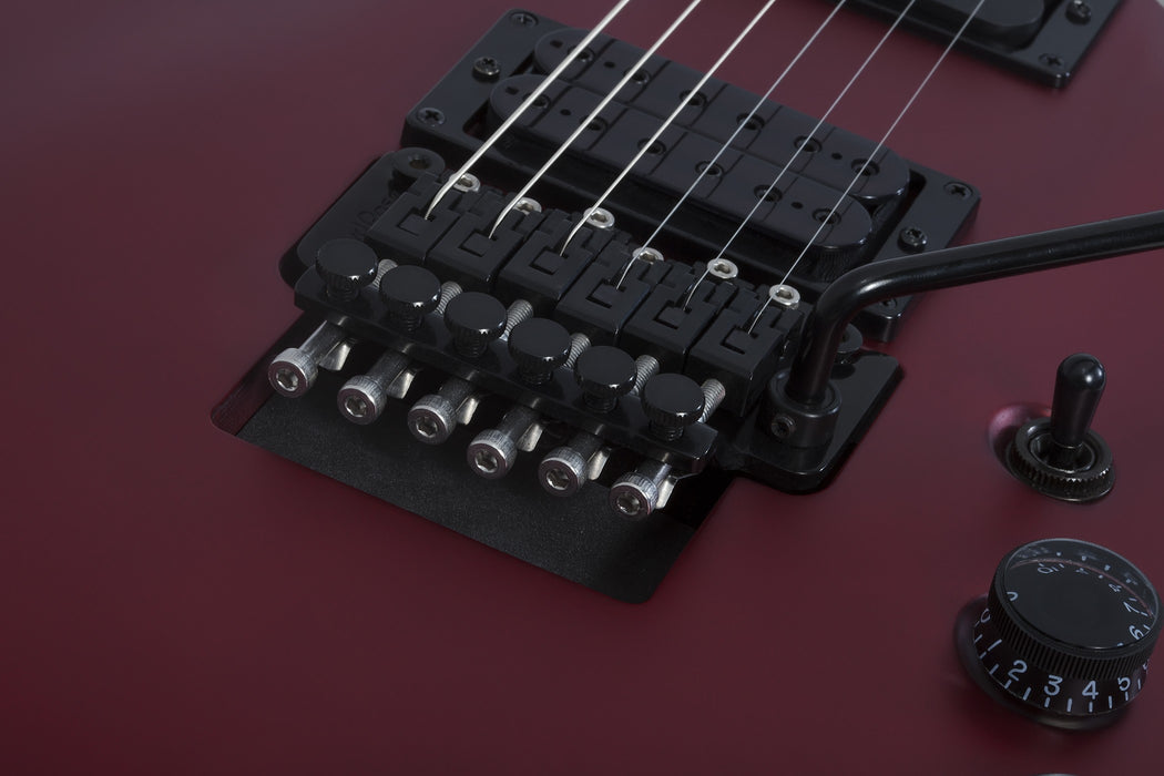 Schecter Avenger Fr-Sustainiac Satin Candy Apple Red