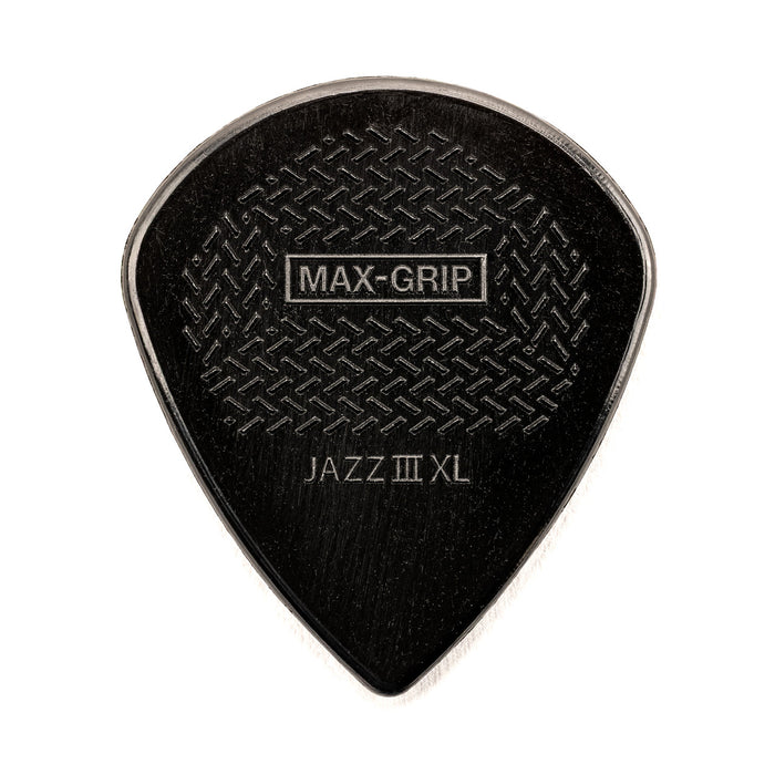 Dunlop 581PXLS Max-Grip Jazz III Xl Stiffo Pick 1.38Mm - 6 Pack