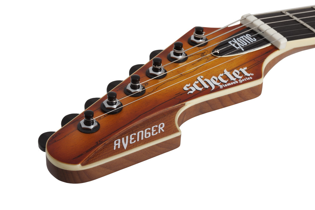 Schecter Avenger Exotic Spalted Maple Left-Handed