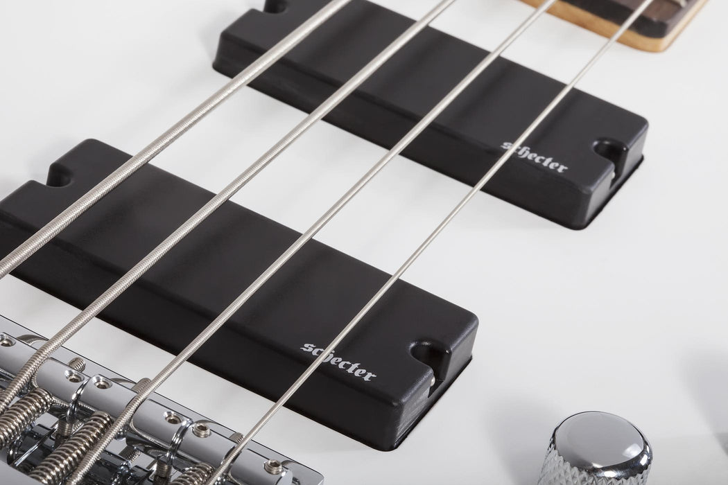 Schecter C-4 Deluxe Satin White