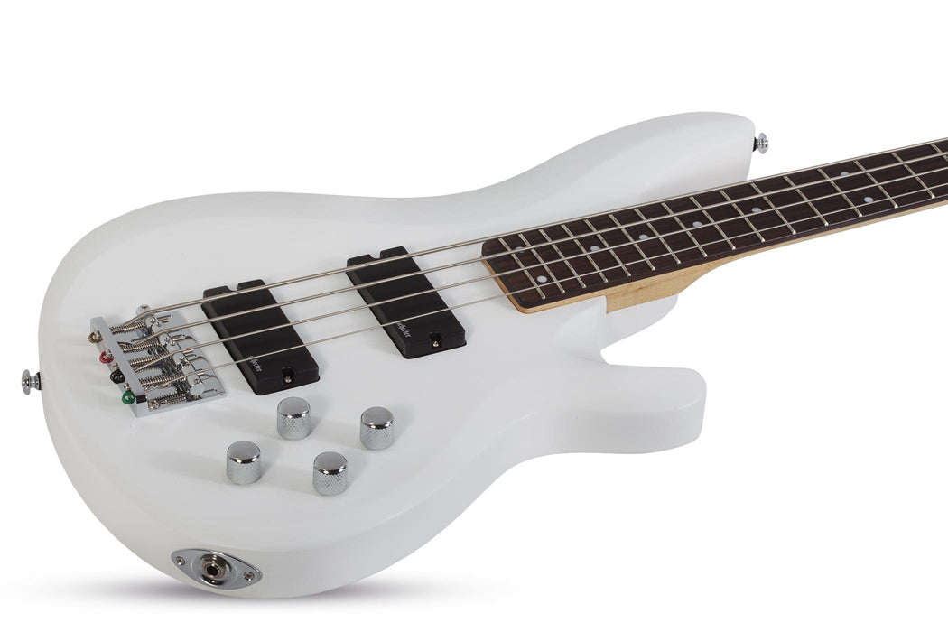 Schecter C-4 Deluxe Satin White