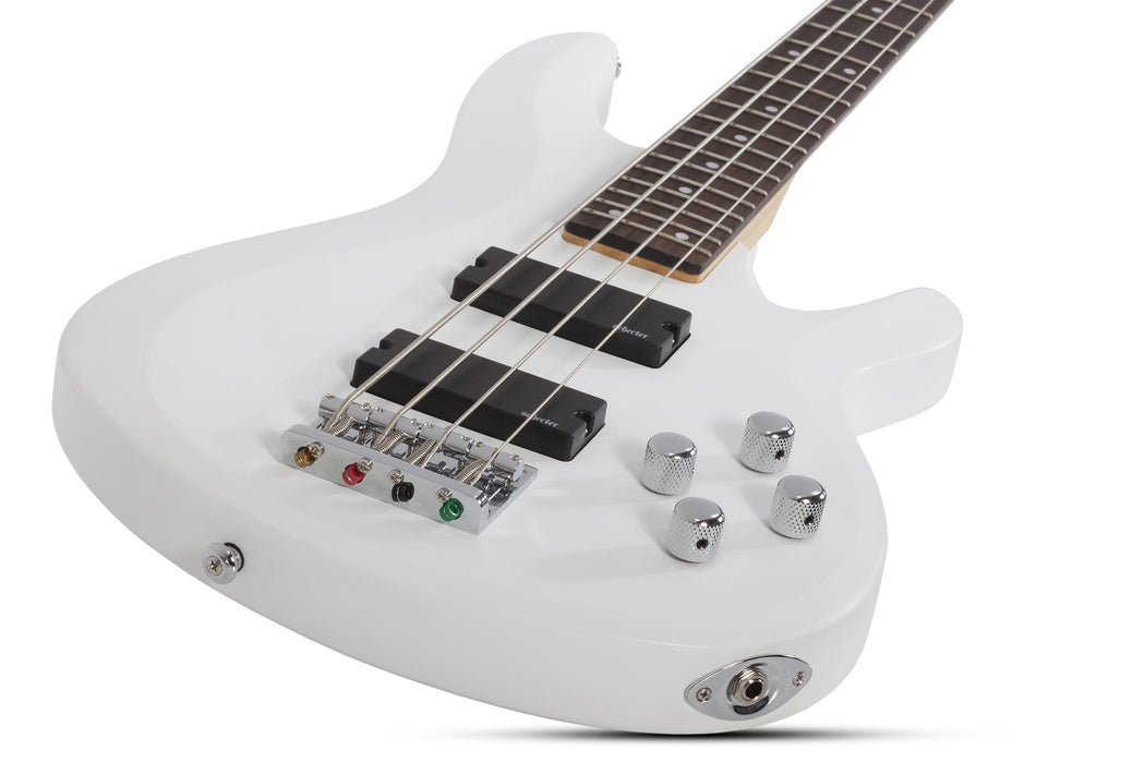 Schecter C-4 Deluxe Satin White