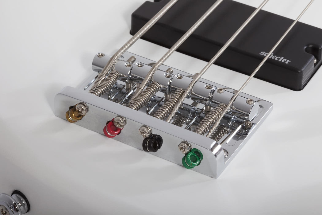 Schecter C-4 Deluxe Satin White