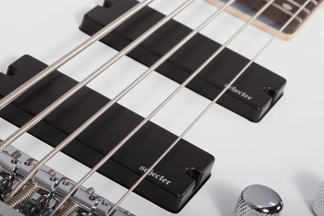 Schecter C-5 Deluxe Satin White