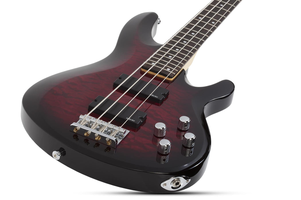 Schecter C-4 Plus See Through Cherry Burst