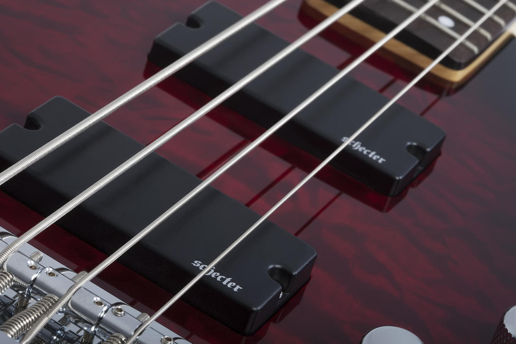 Schecter C-4 Plus See Through Cherry Burst