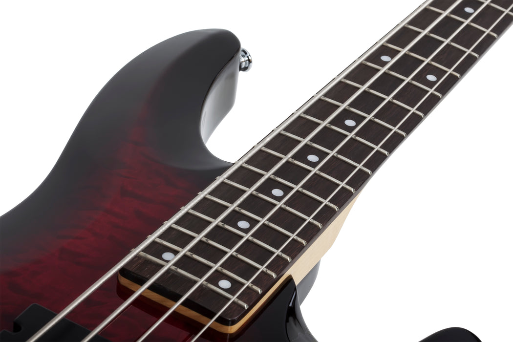 Schecter C-4 Plus See Through Cherry Burst