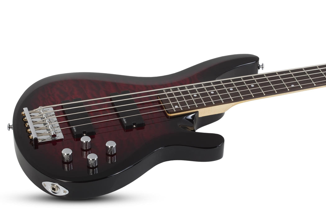 Schecter C-5 Plus See Through Cherry Burst