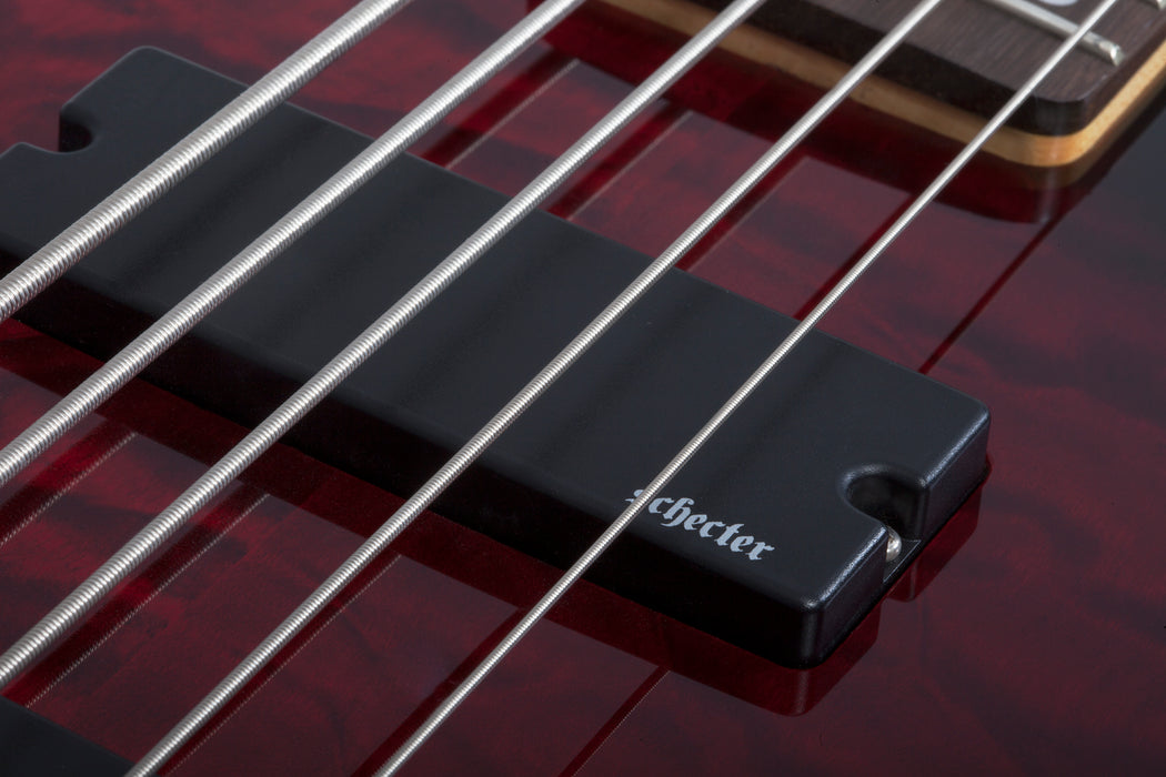 Schecter C-5 Plus See Through Cherry Burst