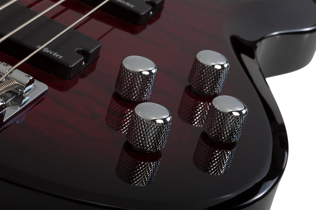 Schecter C-5 Plus See Through Cherry Burst