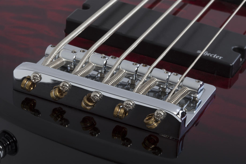 Schecter C-5 Plus See Through Cherry Burst