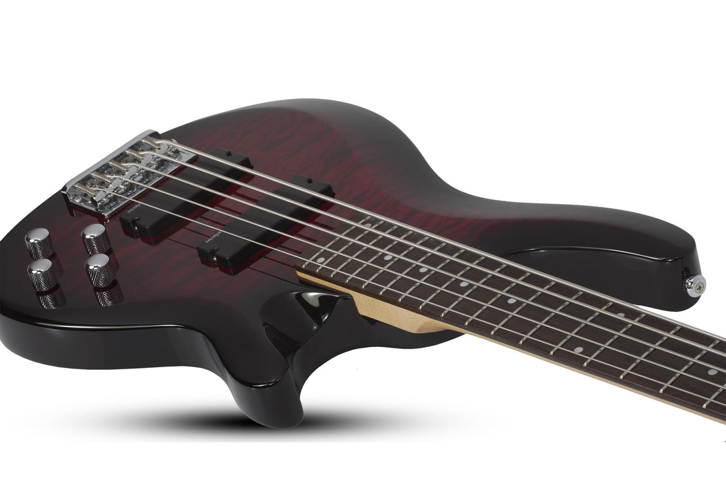 Schecter C-5 Plus See Through Cherry Burst