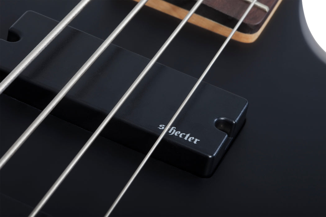 Schecter C-4 Deluxe Left-Handed Satin Black