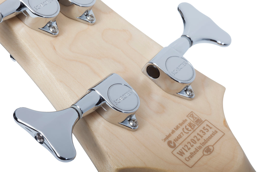 Schecter C-4 Deluxe Left-Handed Satin Black