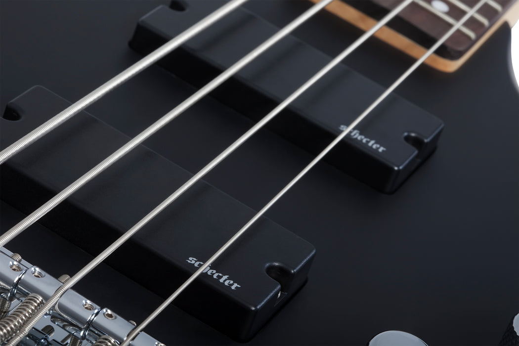 Schecter C-4 Deluxe Left-Handed Satin Black