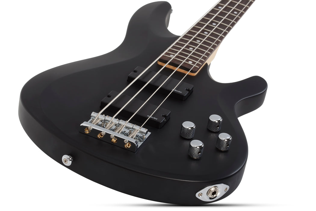Schecter C-4 Deluxe Left-Handed Satin Black