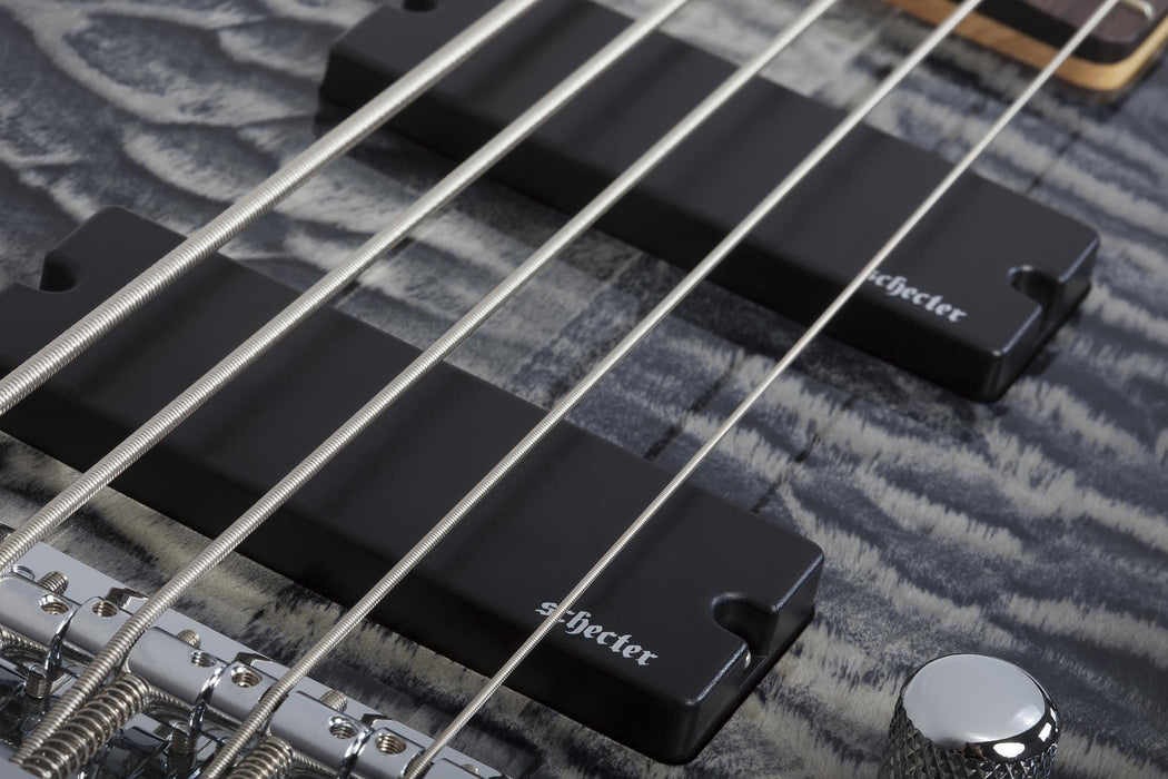 Schecter C-5 Plus Left-Handed Charcoal Burst