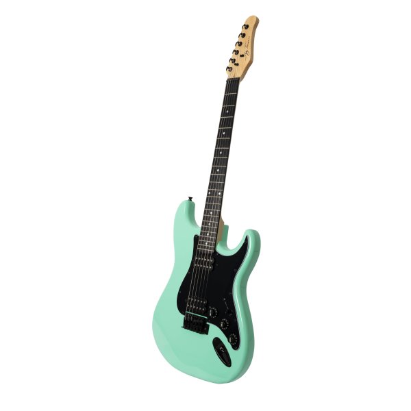 Jay Turser JT-120-SG Double-Cutaway Electric Guitar w/Dual Humbuckers, Surf Green